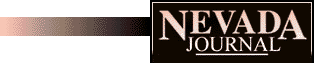 Nevada Journal logo with gradient bar